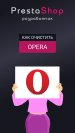 How to clear cached Opera browser data