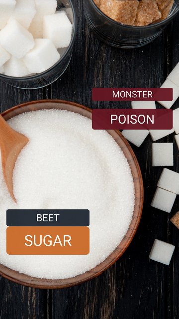 Beet sugar is a monstrous poison