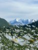 Mountains in an ocean of clouds