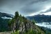 Mountains in an ocean of clouds