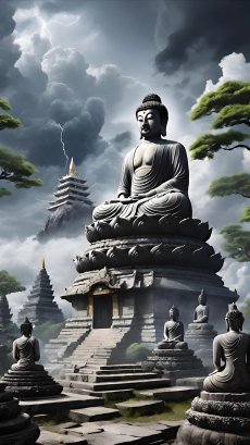 Каскадный отдых тысячи Будд